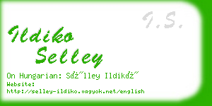 ildiko selley business card